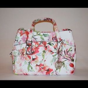 NWT Liz Claiborne Floral Satchel
